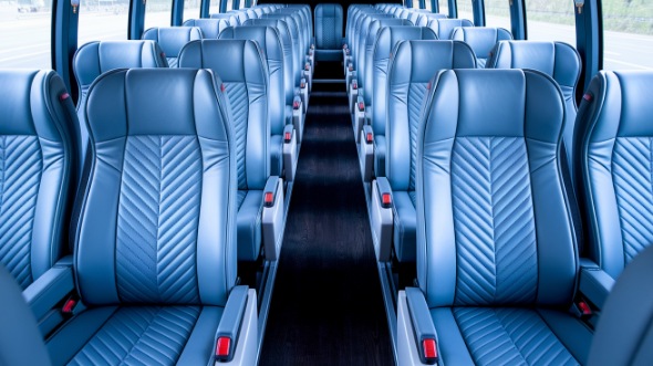 55 passenger charter bus interior naperville