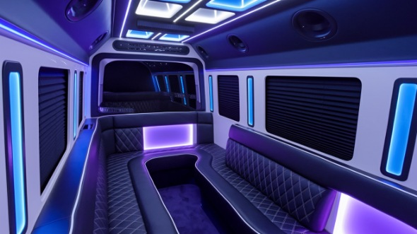 fishers party bus rental inside