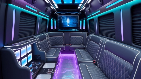 fishers sprinter limo rental inside