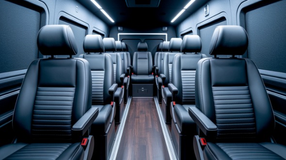 fishers sprinter van with driver rental
