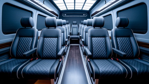 sprinter van with driver interior